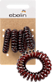 Haargummis Spirale klein braun ebelin