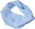 Haarband Turban-Style blau ebelin