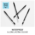 Vodootporna olovka za oči Scandal’Eyes – 001 Black RIMMEL LONDON