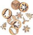 Weihnachtsdeko Holzstreu gestanzt KUWOPA