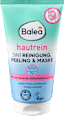 3in1 arctisztító, arcradír és arcmaszk Hautrein, pattanások és mitesszerek ellen Balea