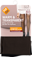 Strumpfhose Warm & Transparent, 80 DEN, Größe 38/40 (S) nur die