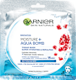 Hydra Bomb mască tip șervețel cu extract de rodie GARNIER SKIN NATURALS