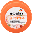 Nagellackentfernerpads Pfirsich Duft ebelin
