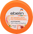 Nagellackentfernerpads Pfirsich Duft ebelin