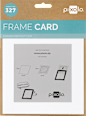 Rahmen Frame Card Passepartout Lea pixolo