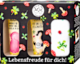 Geschenkset Lebensfreude für dich Mr. & Mrs. Panda