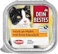 Nassfutter Katze reich an Huhn mit Ente klassisch Dein Bestes