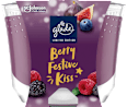 Duftkerze im Glas Berry Festive Kiss glade