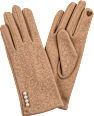 Handschuhe mit Perlen beige (1 Paar) keine Marke
