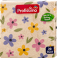 Cocktailservietten "Flower" aus Recycling-Material (25x25 cm) Profissimo