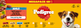 Nassfutter Hund gemischte Selektion in Gelee, Megapack (40x100 g) Pedigree
