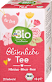 Kräutertee Blütenliebe Hibiskus, Minze & Rose dmBio