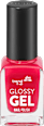 Körömlakk, Glossy Gel - Nr. 210 Raspberry Red trend !t up
