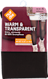 Strumpfhose warm & transparent schwarz Gr. S, 80 DEN nur die