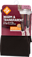Strumpfhose warm & transparent schwarz Gr. M, 80 DEN nur die