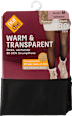 Strumpfhose warm & transparent schwarz Gr. M, 80 DEN nur die