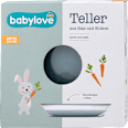 Teller aus Glas und Silikon babylove