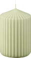Lumânare stâlp decorativă 100/70 verde Profissimo