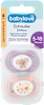 Smoczek uspokajający silikonowy symetryczny 5-18 m babylove