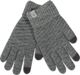 Handschuhe Touchscreen grau (1 Paar) keine Marke
