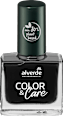 Лак за нокти Color & Care, Nr.130 Rich Black alverde NATURKOSMETIK