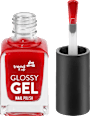 Лак за нокти Glossy Gel, 130 Dark Red trend !t up