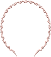 Hairhalo Pink Sparkle invisibobble