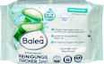 Frissítő 3in1 arctisztító kendő normál és vegyes bőrre, dupla pack Balea