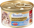 Nedves eledel felnőtt macskáknak, mousse, pulykával, belül szósszal Dein Bestes