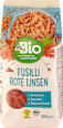 Nudeln Fusilli aus roten Linsen dmBio