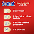 Gél do umývačky riadu Excellence Duo Gel Somat