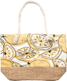 Strandtasche Zitrone PURSET