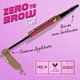 Augenbrauengel  Zero To Brow Gel 02 Ash Blonde NYX PROFESSIONAL MAKEUP