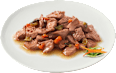 Nassfutter Katze mit Kalb & Gemüse, Perle - erlesene Streifen in Sauce Purina Gourmet