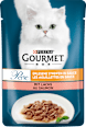 Nassfutter Katze mit Lachs, Perle - erlesene Streifen in Sauce Purina Gourmet
