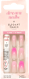 Künstliche Nägel Dream Nails Pink Ombre Elegant Touch