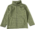 Jacke aus Strickfleece, grün, Gr. 86 PUSBLU