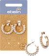 Creolen mit Perlen Gold-Optik ebelin