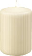 Rillenkerze 100/70 champagner Profissimo