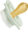 Schnuller Latex symmetrisch, Eukalyptus/Mint, Gr.1,  0-6 Monate babylove