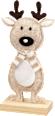 Stoffaufsteller, Rentier mit schwarzer Nase BOLTZE
