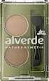 Duo puder za obrve – 02 brown alverde NATURKOSMETIK