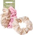Scrunchies recycelt weiß & rosa ebelin