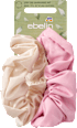 Scrunchies recycelt weiß & rosa ebelin