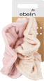 Scrunchies aus Frottee und Mikrofaser rosa ebelin