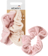 Scrunchies aus Frottee und Mikrofaser rosa ebelin