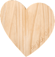 Holzbrett "für Dich", Herzform Dekorieren & Einrichten
