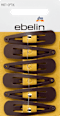 Haarclips mittel braun ebelin