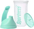 Shaker za pripravo napitkov, mint (500 ml) Sportness